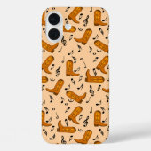 Cowboy Boots Music Notes Case-Mate iPhoneケース (裏面)