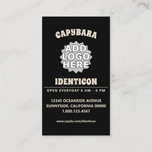 cowboy capybara 名刺 (裏面)