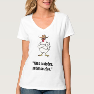 Cowboy Chicken Attitude – Funny Cartoon Tee Tシャツ