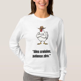Cowboy Chicken Attitude – Funny Cartoon Tee Tシャツ