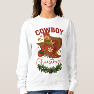 Cowboy Christmas スウェットシャツ