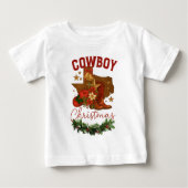 Cowboy Christmas ベビーTシャツ (正面)