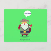 Cowboy Christmas postcard ポストカード (正面)