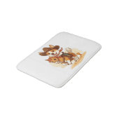 Cowboy Corgi � Western Rodeo Dog バスマット (アングル)