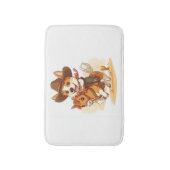 Cowboy Corgi � Western Rodeo Dog バスマット (正面縦)