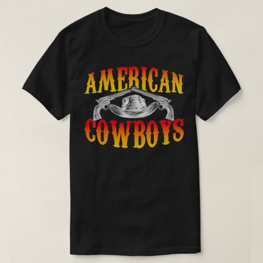 Cowboy Costume Funny Lazy Country Rodeo Western Tシャツ (デザイン正面)