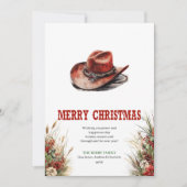 Cowboy country Christmas greeting card design シーズンカード (正面)