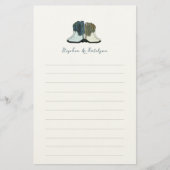 Cowboy Cowgirl Pair of Boots Illustrated 便箋 (正面)