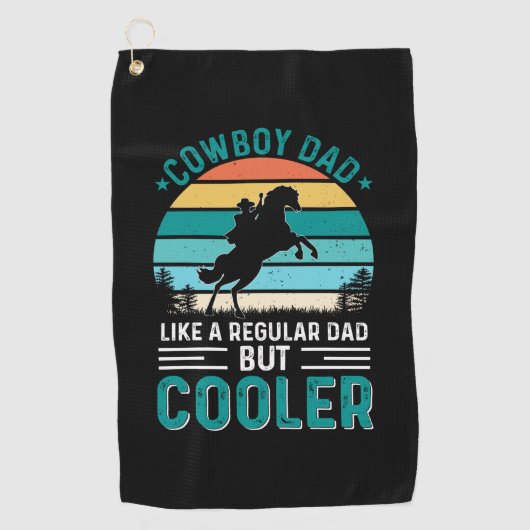 Cowboy Dad ゴルフタオル (正面)