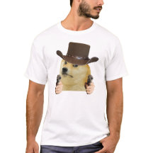 Cowboy Dog Funny Meme Doge Holding Guns Memes