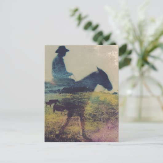 Cowboy Double Exposure ポストカード (スタンド正面)