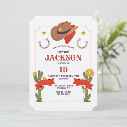 Cowboy Elements 招待状 (スタンド正面)