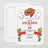 Cowboy Elements 招待状 (正面/裏面)