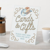 Cowboy First Rodeo Cards and Gifts 台座サイン (インサイチュ)
