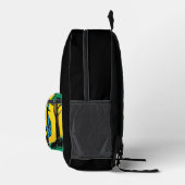 Cowboy Fisherman on Riverbank プリントバックパック (右)