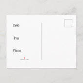 Cowboy Fisherman On Riverbank  Invitation Postcard インビテーションポストカード (裏面)