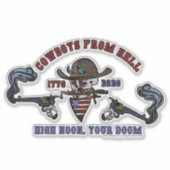 Cowboy From Hell シール (正面)