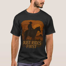 Cowboy Graphic T-Shirt – Western Rider Design Tシャツ