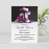 Cowboy Hat and Boots Bridal Shower 招待状 (スタンド正面)