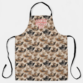 Cowboy Hats Country Western BBQ エプロン