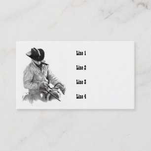 COWBOY/HORSEBACK/ARTの名刺 名刺