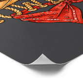 Cowboy Howdy Rope Hat Bandana Western Rodeo Design ポスター (角)