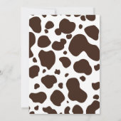 Cowboy Invitation for Birthday Party Sheriff West 招待状 (裏面)