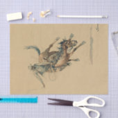 Cowboy on a Bucking Horse #3 by Edward Borein 薄葉紙 (クラフト)