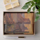 Cowboy Painted Desert Western Decoupage 薄葉紙 (ギフト)