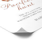 Cowboy rodeo - pacifier hunt baby shower game ポスター (角)