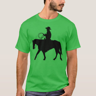 Cowboy Rodeo Rider Horse Riding Horse lasso friend Tシャツ