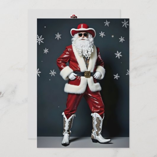 Cowboy Santa シーズンカード (正面/裏面)