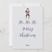 Cowboy Santa シーズンカード (裏面)