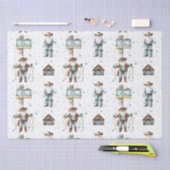 Cowboy Santa  薄葉紙 (クラフト)