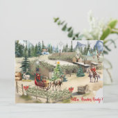 Cowboy Santa Gettin' "Reindeer Ready"クリスマスCa (スタンド正面)