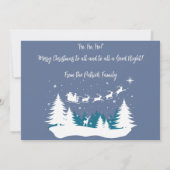 Cowboy Santa Gettin' "Reindeer Ready"クリスマスCa (裏面)