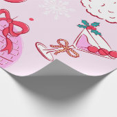 Cowboy Santa Holiday Fun ラッピングペーパー (角)