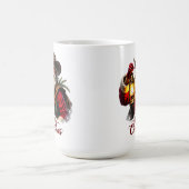 Cowboy Santa Lantern Light コーヒーマグカップ (中央)