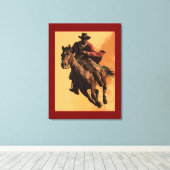 COWBOY SWAG # 3 キャンバスプリント (インサイチュ (ウッドフロア))