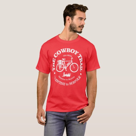 Cowboy Trail (cycling) Tシャツ (正面フル)
