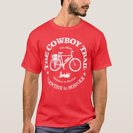 Cowboy Trail (cycling) Tシャツ (正面)