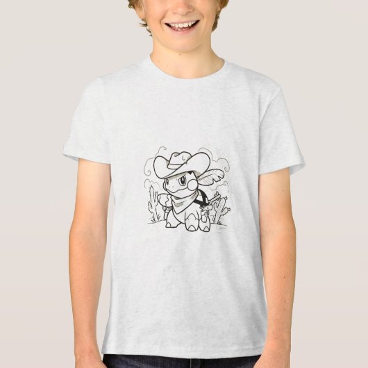 cowboy turtwig wild west tee トライブレンドＴシャツ (正面)
