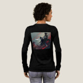 Cowboy vs. Female Ninja トライブレンドTシャツ (背面全体)