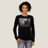 Cowboy vs. Female Ninja トライブレンドTシャツ (正面全体)