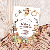 Cowboy Western Birthday Invitation 招待状