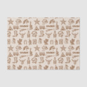 Cowboy Western Decoupage 薄葉紙 (正面)