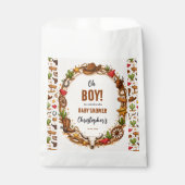 Cowboy Wild West Rodeo Ranch | Rustic Western Baby フェイバーバッグ (正面)