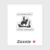 Cowboyin' for Christ Sticker シール (シート)