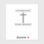 Cowboyin' for Christ Sticker シール (シート)