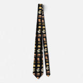 Cowboys Cute Cartoon Neck Tie ネクタイ (正面)